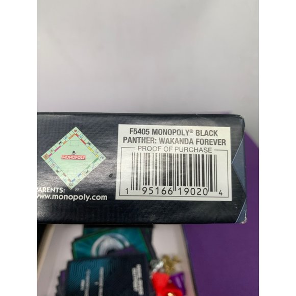 Monopoly Game Marvel Studios Black Panther Wakanda Forever Parker Brothers - Picture 2 of 12